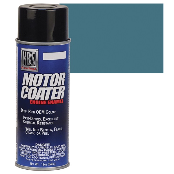 KBS Motor Coater Engine Enamel - Pontiac Metallic Blue, 12 oz